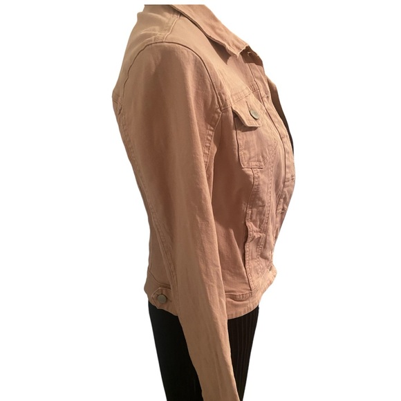 Light Pink/Mauve Denim Jacket - Picture 3 of 7